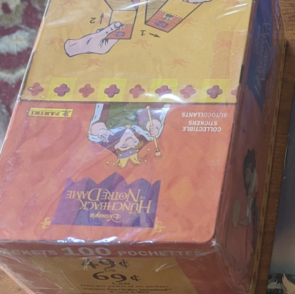 Panini Hunchback of Notre Dame box 100 packs
